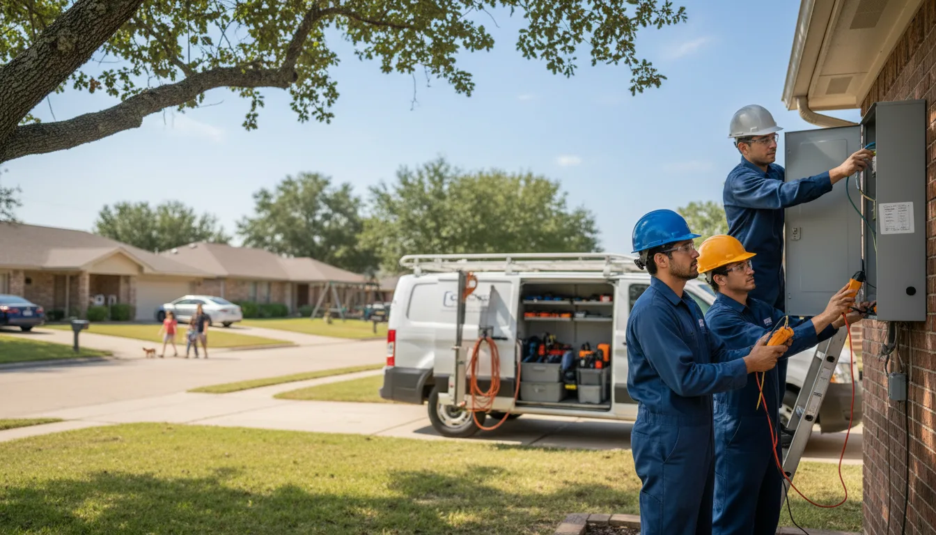 Certified electrician providing emergency electrical services in Kenton, OH